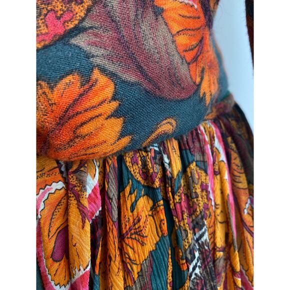 EDOARDO ROCHA Haute Couture Jacket Skirt Suit Two-Piece Set Wool Silk US 4/6 - Picture 6 of 16